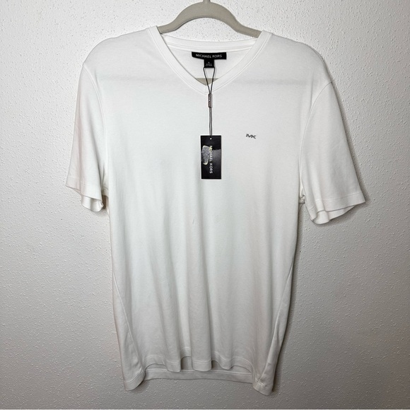 Michael Kors Other - Michael Kors Men’s V-Neck Cotton T-Shirt White Size Small